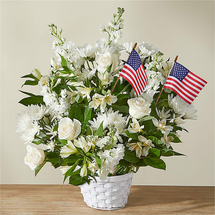Eternal Affection Arrangement with Flag