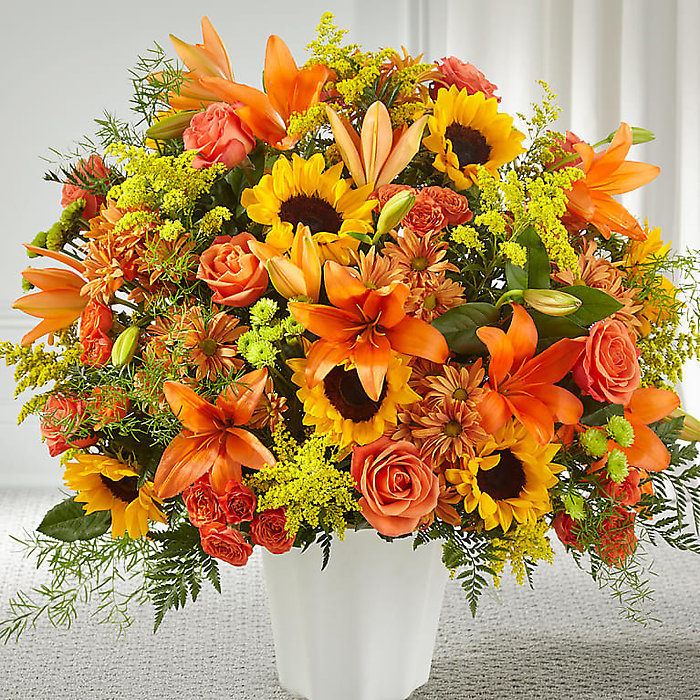 Harvest Thoughts Floor Basket